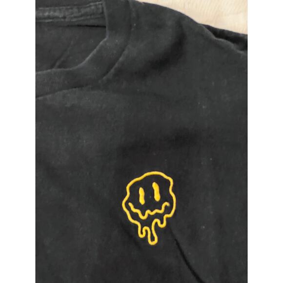 Riot Society Melting Smiley Face T-Shirt Mens L - Picture 3 of 4